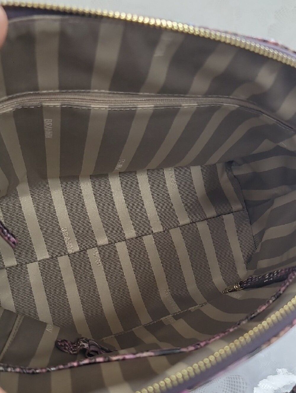 Brahmin NEW Duxbury Medium Satchel In Berry Opal Seville - Picture 9 of 12